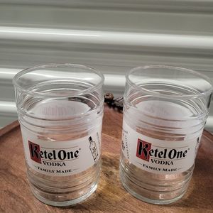 Vintage 2000 Ketel One “Bloody Mary” Recipe Tailgate Glass